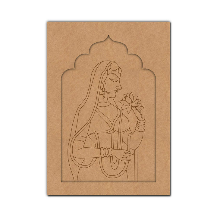 Maharani Bani Thani Jharokha Pre Marked MDF Design 2