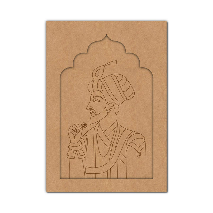 Maharaja Bani Thani Jharokha Pre Marked MDF Design 2