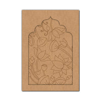 Lotus Jharokha Pre Marked MDF Design 1