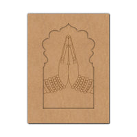 Jharokha Namaste Pre Marked MDF Design 1