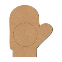 Winter Glove Diya Tealight Holder MDF