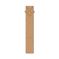 Wolf Bookmark Pre Marked MDF Design 1