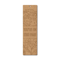 You're On This Page Bookmark Pre Marked MDF Design 1