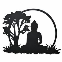 Zen Buddha Tree Silhouette Wall Art