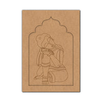 Buddha Jharokha Pre Marked MDF Design 1