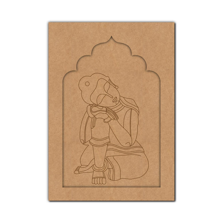 Buddha Jharokha Pre Marked MDF Design 1
