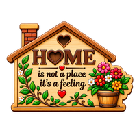 Home Feeling Fridge Magnet