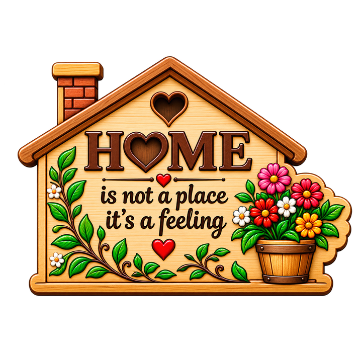 Home Feeling Fridge Magnet